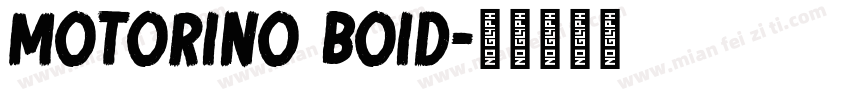 Motorino Boid字体转换
